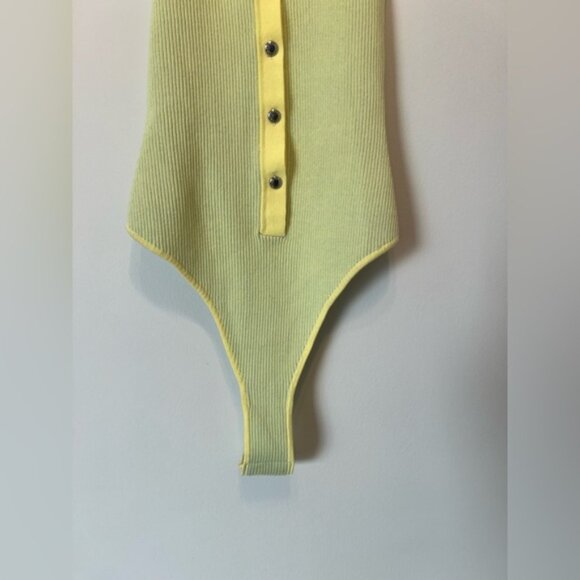 New SER.O.YA Ribbed Collared Bodysuit - Picture 6 of 10